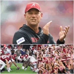 “Nine words that ignited all of Alabama.” After Alabama’s gritty 34–24 victory over Oklahoma in the Playoff opener, Memorial Stadium didn’t just celebrate — it erupted with pride, fire, and belief. As Oklahoma walked off in stunned silence, all eyes locked on head coach Kalen DeBoer. He didn’t rush toward cameras or applause; instead, he stood at midfield, fully aware that this win meant identity, momentum, and a new era claimed. Surrounded by players lifting their helmets high, DeBoer delivered nine steady, razor-sharp words that echoed across the stadium. Words that didn’t just define a victory — they set the tone for Alabama’s entire postseason charge…