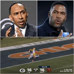 On Saturday night, the digital atmosphere turned into a pressure cooker as Stephen A. Smith and Shannon Sharpe hosted a special Post-Game Watch Party. As the Chicago Bears secured a heart-stopping 22–16 overtime victory over the Green Bay Packers, the studio erupted in a fiery, no-holds-barred debate.