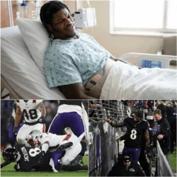 BREAKING NEWS: Lamar Jackson Delivers Emotional Message After Injury Ends Ravens’ Night in Heartbreaking Loss