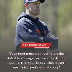 BREAKING: Chaos in Chicago! Head coach Ben Johson has just handed down a shocking immediate suspension for three of the team's star players. Only hours ago, these players claimed they were suffering from 'severe food poisoning' and had to miss a critical tactical meeting.