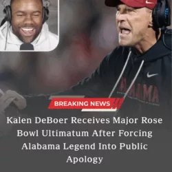The Price of Silence: Kalen DeBoer, Mark Ingram, and the Ultimatum Looming Over Alabama’s Rose Bowl