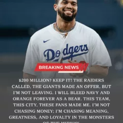 "$200 Million? FORGET IT!" Caleb Williams Shocks the NFL with Bold Declaration: "I Will Bleed Navy and Orange Forever as a Bear!" In a jaw-dropping statement, Caleb Williams stunned the NFL world by turning down a $200 million offer, declaring, “I will bleed navy and orange forever as a Bear!”