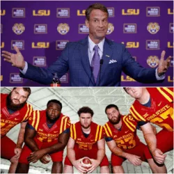 BREAKING: Lane Kiffin Quietly Pulls Off a Stunning Power Move — Brings an Entire Rival Offensive Line to LSU Tigers for the 2026 Season In a development already being described by insiders as one of the most audacious maneuvers in modern college football history, Lane Kiffin, now leading the LSU Tigers, has reportedly orchestrated a behind-the-scenes agreement to bring the entire core of a rival program’s offensive line with him to Baton Rouge ahead of the 2026 season.