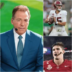 15 MINUTES AGO Alabama legend Nick Saban shatters the silence with a fiery statement defending 23-year-old quarterback Ty Simpson