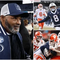 BREAKING NEWS: After Penn State’s 22–10 victory over Clemson in the Pinstripe Bowl 2025, a win that officially closed the Nittany Lions’ turbulent season on a high note, interim head coach Terry Smith delivered a heartfelt 8-word message to the fans who never stopped believing. Surrounded by cameras on the field at Yankee Stadium, Smith’s voice carried raw emotion. The pressure of an unstable season, the doubts that followed midyear changes, and the responsibility of stepping in as interim head coach for the remainder of the 2025 campaign all collided in that moment. What should have been a routine postgame interview instantly transformed into a powerful symbol of loyalty, resilience, and unity within Penn State Nation. This was no longer about play calls or box scores. It was about belief — and a fanbase that stood firm until the very end.
