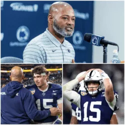 “Sorry, if you’re not a true fan, please leave.” Penn State interim head coach Terry Smith broke the silence and directly sent a strong message to fans on social media: “If you’re a Penn State fan, you’ll know that we’ve given our all to compete. A true fan wouldn’t turn their back on the team even if we lose, but would continue to support and encourage us to try harder.” He then made a SHOCKING statement in the college football community by publicly defending Drew Allar, making it clear that the quarterback has his full trust and backing.