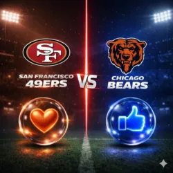 🚨 BREAKING SCHEDULE ALERT: FOX has officially flexed the San Francisco 49ers–Chicago Bears showdown into a prime-time national spotlight! 🔥 On enemy ground at Levi’s Stadium, the Chicago Bears step straight into the center of America’s football universe to face the San Francisco 49ers — playoff implications looming, every snap carrying postseason weight. 49ers fans, this is your moment — rise, roar, and let the entire nation see exactly what San Francisco football is made of. 🔴🟡🏈🔥