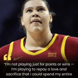 “Everyone sees me scoring points for Iowa State now, but no one knows I grew up in a small home in Algona, Iowa — where my family sacrificed everything so I could chase this dream.”