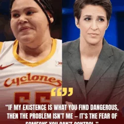 “SILENCE IS NEEDED!” 🔴 Rachel Maddow’s tweet, aimed directly at Iowa State Cyclones star Audi Crooks, backfired in the most unexpected way when the young basketball phenom calmly read it aloud on live television—plunging the studio into complete silence.
