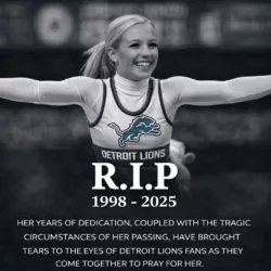 💔 SAD NEWS: Detroit Lions Community Mourns the Loss of a Beloved Cheerleader at Age 27