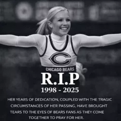💔 SAD NEWS: Chicago Bears Community Mourns the Tragic Loss of a Beloved Cheerleader at Age 27