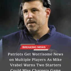 Patriots Face Mounting Injury Concerns as Mike Vrabel Warns Two Starters Could Miss Chargers Game