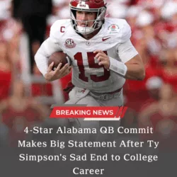 4-Star Alabama QB Commit Sends Powerful Message After Ty Simpson’s Emotional College Farewell
