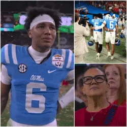 BREAKING NEWS: After Ole Miss’ heartbreaking 27–31 loss to Miami in the College Football Playoff Semifinal at the Vrbo Fiesta Bowl, State Farm Stadium, Trinidad Chambliss stepped in front of the cameras and delivered one of the most emotional postgame messages of Ole Miss’ season.