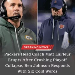 Packers Head Coach Matt LaFleur Erupts After Crushing Playoff Collapse, Ben Johnson Responds With Six Cold Words