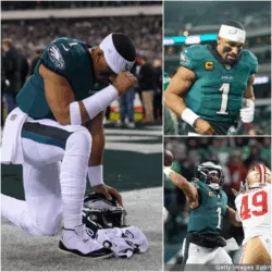 Jalen Hurts’ Emotional Message After 23–19 Playoff Loss Reveals the True Heart of the Eagles