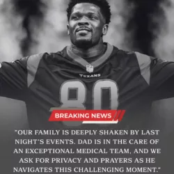 Heartbreak in NFL Nation: Andre Johnson’s Son Issues Urgent Health Update on Texans Legend