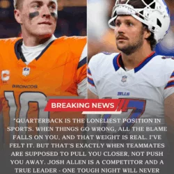 RESPECT: MVP Bo Nix Defends Josh Allen After Emotional Divisional Round Fallout