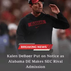 Kalen DeBoer Put on Notice as Alabama DE Makes SEC Rival Admission
