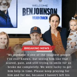 Strength Behind the Sidelines: Jessica Johnson Shares Heartfelt Update on Bears Coach Ben Johnson