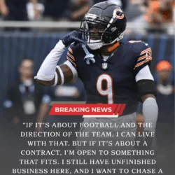 Bears Rising Star Sends Emotional Message After Trade Rumors, Expresses Desire to Stay in Chicago