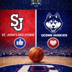 SCHEDULE UPDATE: UCoпп Hυskies vs. St. Johп’s Red Storm — TIME CHANGE NOTICE