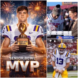 Garrett Nussmeier Wins Senior Bowl MVP and Delivers Emotional Speech That Moves Football Fans