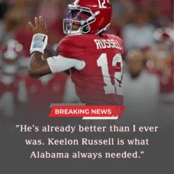 “He’s Already Surpassed Me” — Alabama Legend’s Stunning Praise for Keelon Russell Sparks Crimson Tide Frenzy
