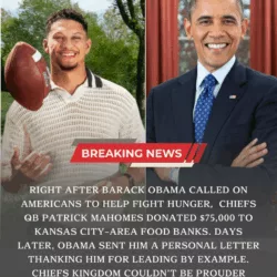 The Silent Champion: How Patrick Mahomes Answered Obama’s Call to Action in the Heart of Kansas City