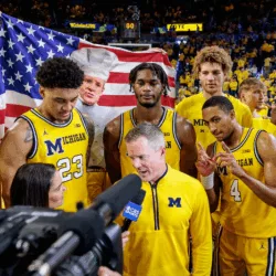 BEYOND THE BOX SCORE: Michigan’s Emotional National Anthem Following Big Ten Title Win Goes Viral