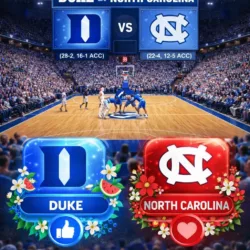 TIME CHANGE ANNOUNCEMENT: Duke Blue Devils vs. North Carolina Tar Heels Men's Basketball Game — The official start time has been confirmed as organizers adjust the schedule for one of the most anticipated rivalry games of the season!
