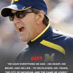 Just moments ago in Ann Arbor, an emotional update regarding Lloyd Carr sent shockwaves through the college football community.