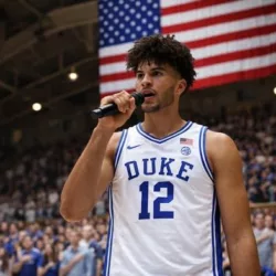 “The Moment That Stopped the Arena: Cameron Boozer’s Emotional Postgame Speech After Duke’s Victory Over North Carolina”