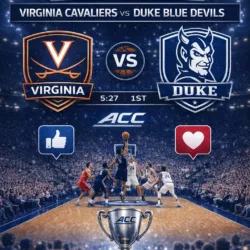 Official Time Change Confirmed for Duke vs. Virginia Championship Showdown