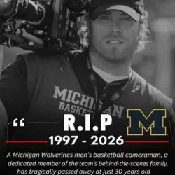 The Lens of a Legacy: Michigan Basketball Mourns the Tragic Loss of Beloved Cameraman