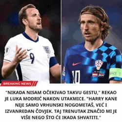 Dok je slavlje eruptiralo diljem stadiona nakon pobjede Engleske nad Hrvatskom rezultatom 4:2, Luka Modrić stajao je sam uz aut-liniju. Pognute glave.