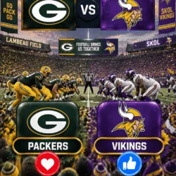 🚨 PRIME-TIME SHOWDOWN: NBC and major sports networks have just announced a major broadcast update for the legendary Border Battle, and fans of both the Green Bay Packers and the Minnesota Vikings should pay close attention.