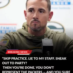 BREAKING: Packers head coach Matt LaFleur has stunned the NFL with a hardline move — removing two rookies from all team activities after they skipped practice citing “health issues,” only to be caught partying at a nightclub that same night.