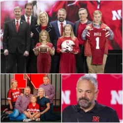 “OUR HEARTS ARE BROKEN!” Nebraska Cornhuskers Rally Around Matt Rhule Amid a Heartbreaking Family Situation